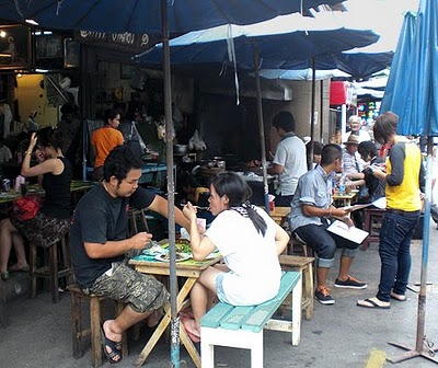 food stall chicken chatuchak