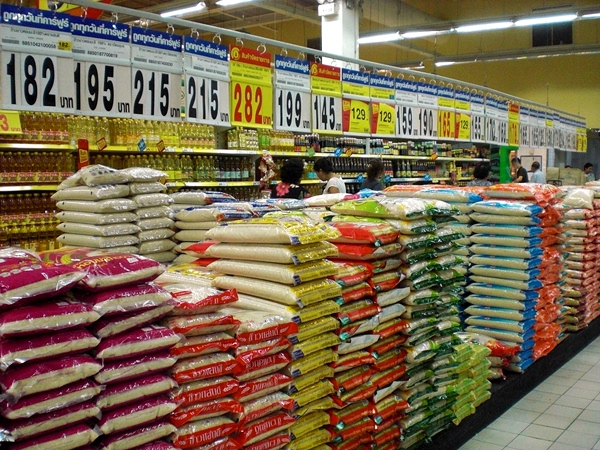 rice at big c thailand