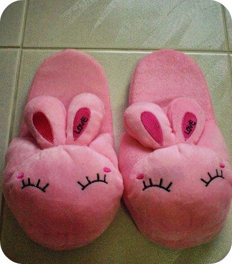 bunny slippers