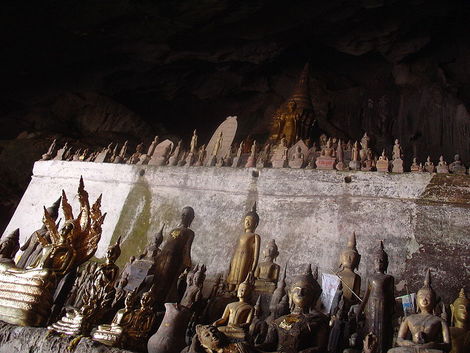 Pak Ou caves are amazing