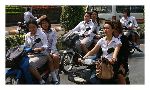 motorbike side saddle thailand
