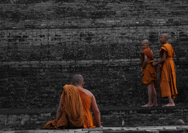 Novice monks in Chiang Mai