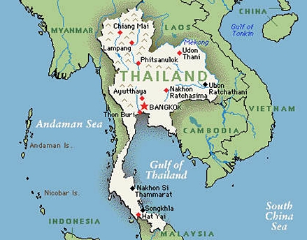 Where is Thailand located?