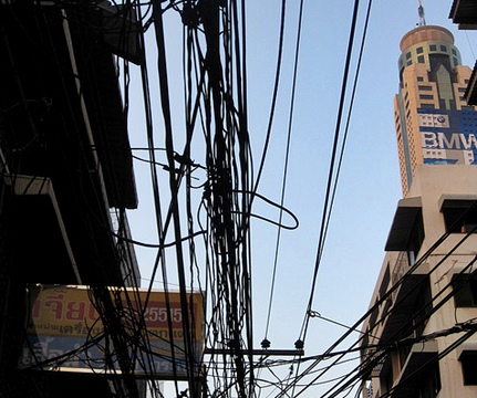 bangkok power lines