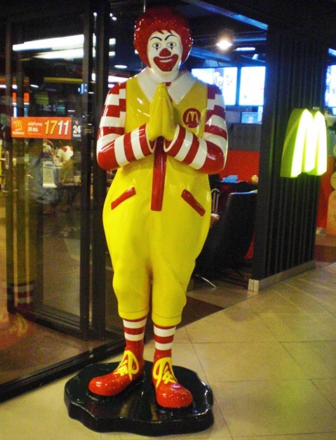 Ronald McDonald in Bangkok Thailand