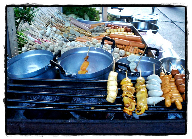 sausage stall bangkok