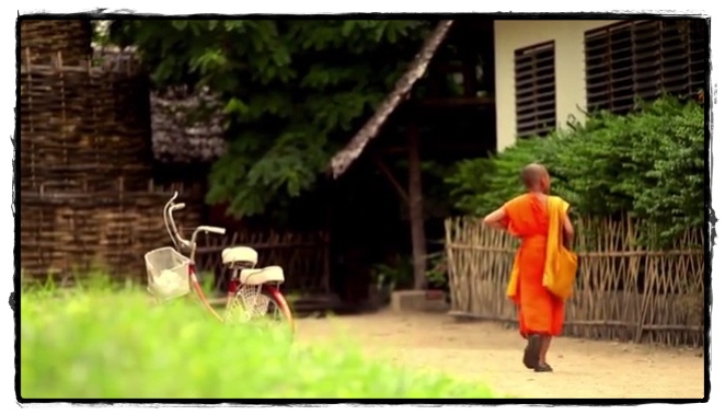 A monk in Chiang Mai -- one of the best honeymoon destinations in Thailand