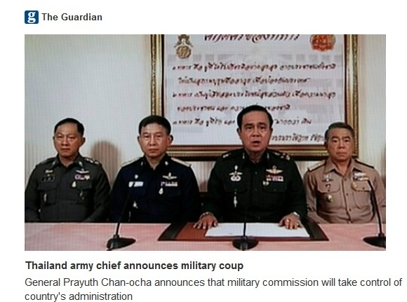 military coup thailand