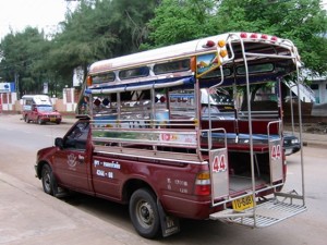 songtaew thailand