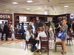 Doha airport - coffee shop