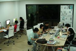 office workers bangkok