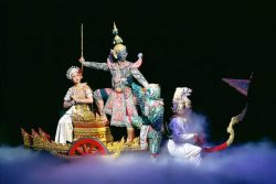 khon mask presentation thailand