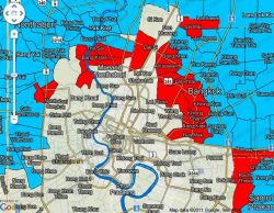 where did bangkok flood