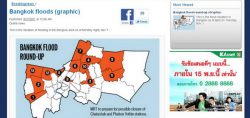 bankgok post flood map