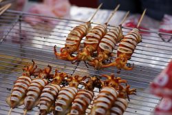 grilled squid