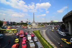 Victory Monument... back on the Skytrain here