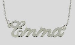 name necklace personalised