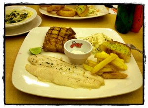 Jeffer Bangkok fish and chicken set