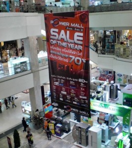 electronics sale at mall ngam wong wan