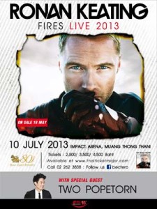 ronan keating fires live bangkok