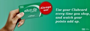 tesco lotus club card