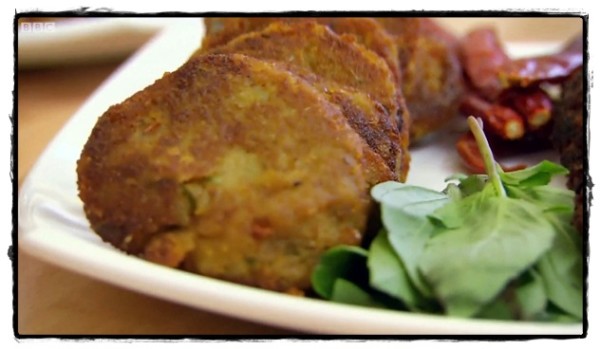 Thai appetizers vegetarian fish cakes