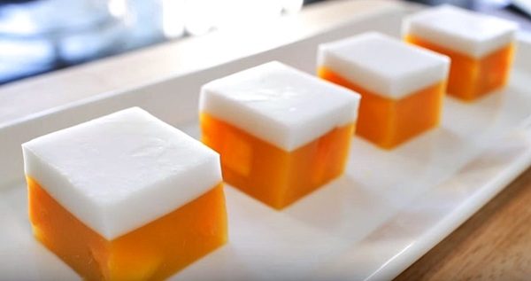 Thai Mango Coconut Jelly