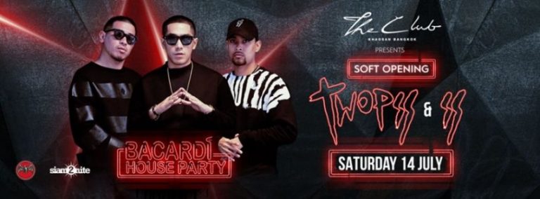 Like Thai hip hop and rap? See Twopee and Southside at The Club Khaosan on July 14th