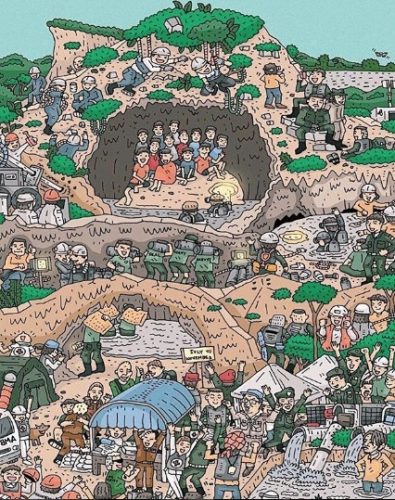 Thai Cave Rescue Cartoon