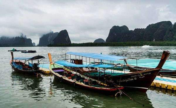 koh panyee thailand fishing boats