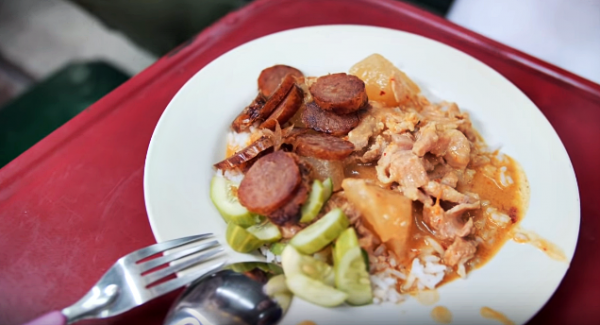Chinatown curry and rice bangkok