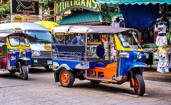 tuk-tuk bangkok thailand