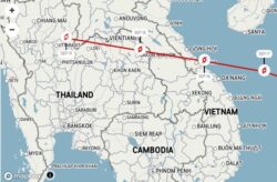 Tropical Storm Noul path Vietnam to Thailand