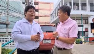 Bunkueanun Paothong speaking to Khaosod English
