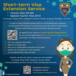 Short term visa extension service Thailand