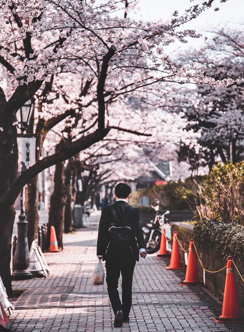 student in japan