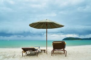 Empty beach Thailand