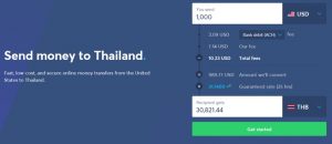 Sending money to Thailand via Transferwise