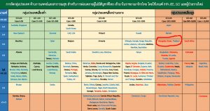 Thailand high risk country for Covid-19