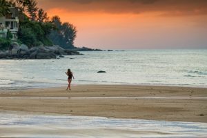 empty phuket beach