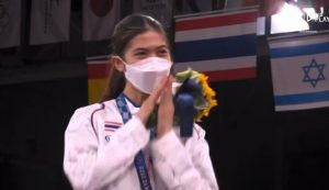Panipak Wongpattanakit winning Gold in Tokyo Olympics