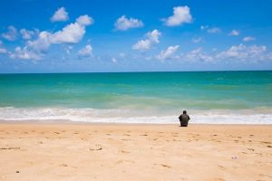 Phuket beach empty dead