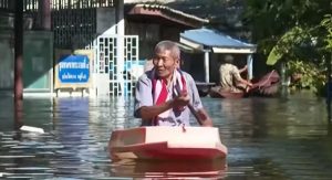 Flooding in Lop Buri Thailand September 2021