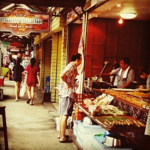 Traditional Thai Food at Chatuchak Market Bangkok